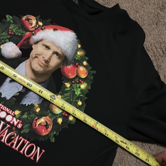 National Lampoons Christmas Vacation Long sleeve Tee-Sz M-Black-GUC - Picture 11 of 12